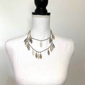 Robert Lee Morris Sterling Silver Tiered Necklace